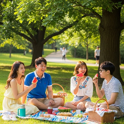 수박은 간식이나 후식으로만 즐기세요!