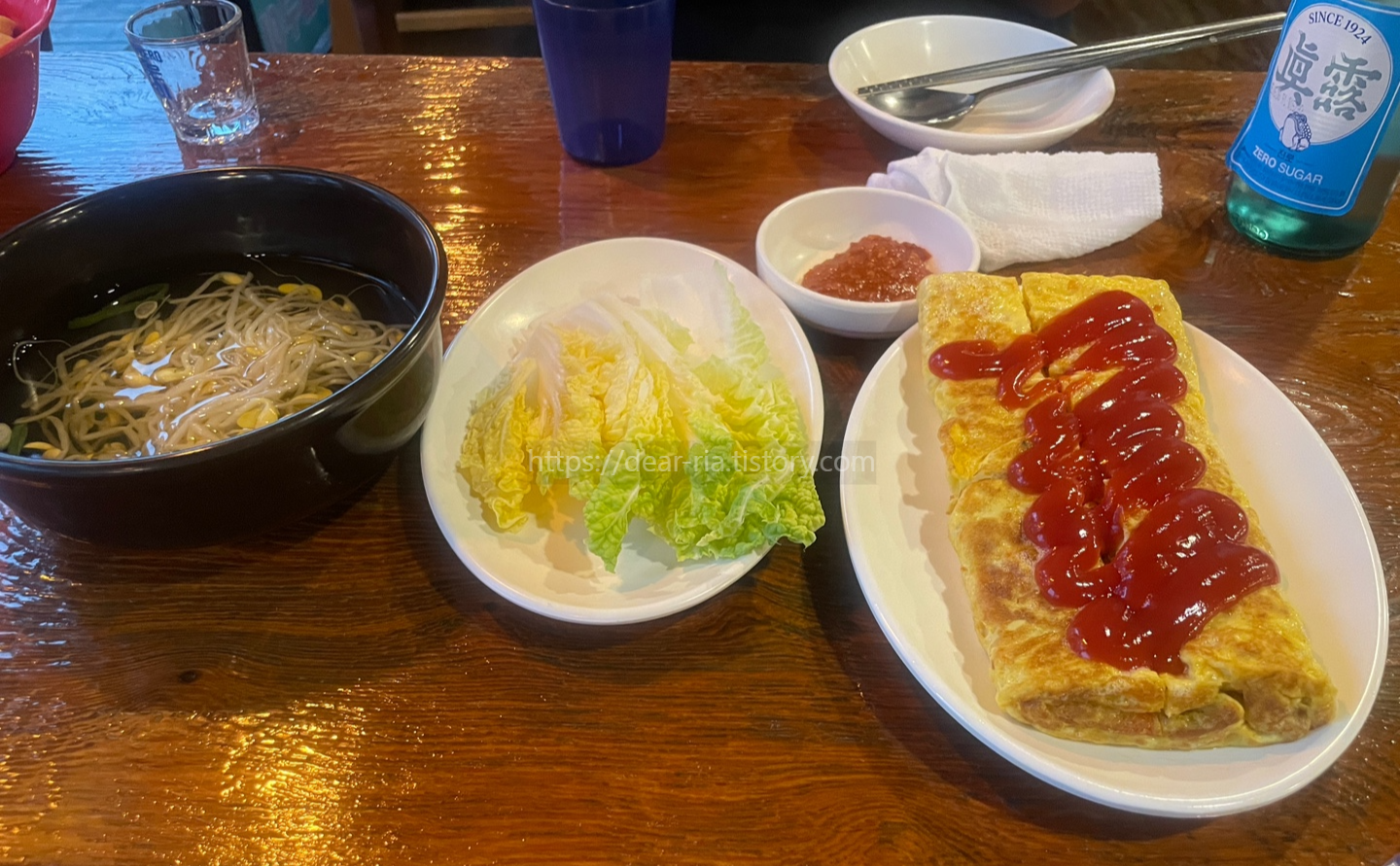 울산 삼산 생선구이 생생_기본반찬 세팅