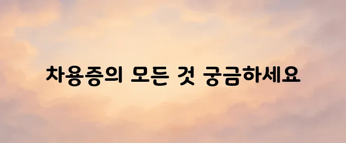 차용증이란? 기본 양식과 작성 시 주의사항│법적효력까지 총정리