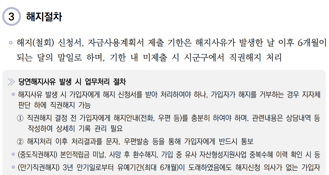 청년 내일 저축 해지