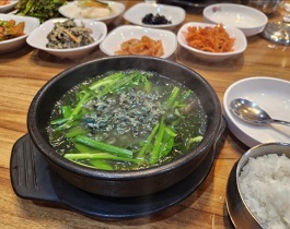 다슬기해장국