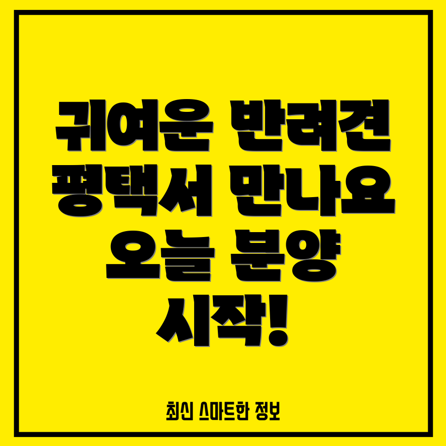 평택 반려견 분양