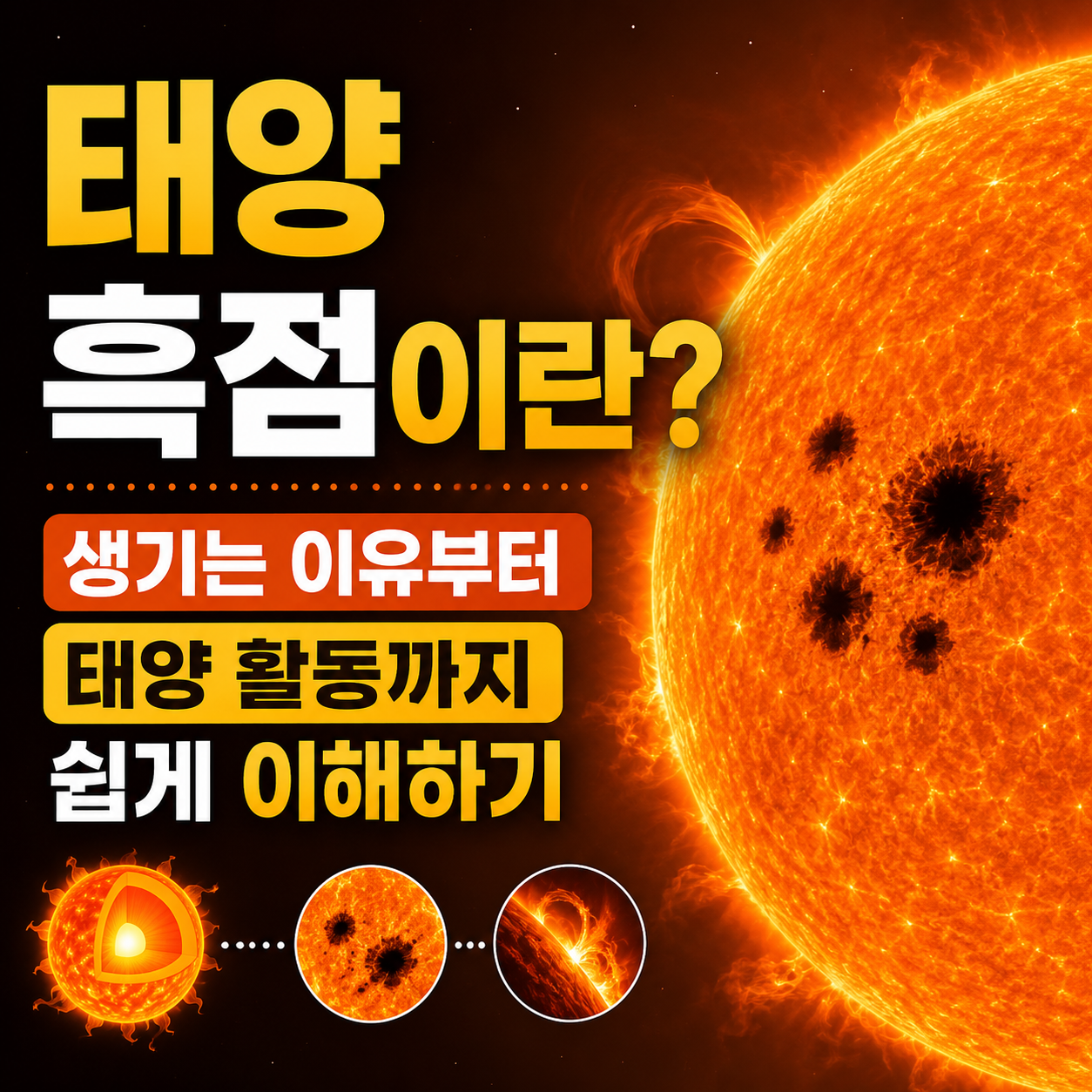 태양 흑점이란