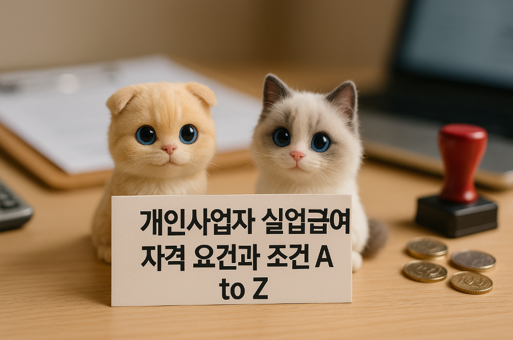 개인사업자 실업급여 자격 요건과 조건 A to Z