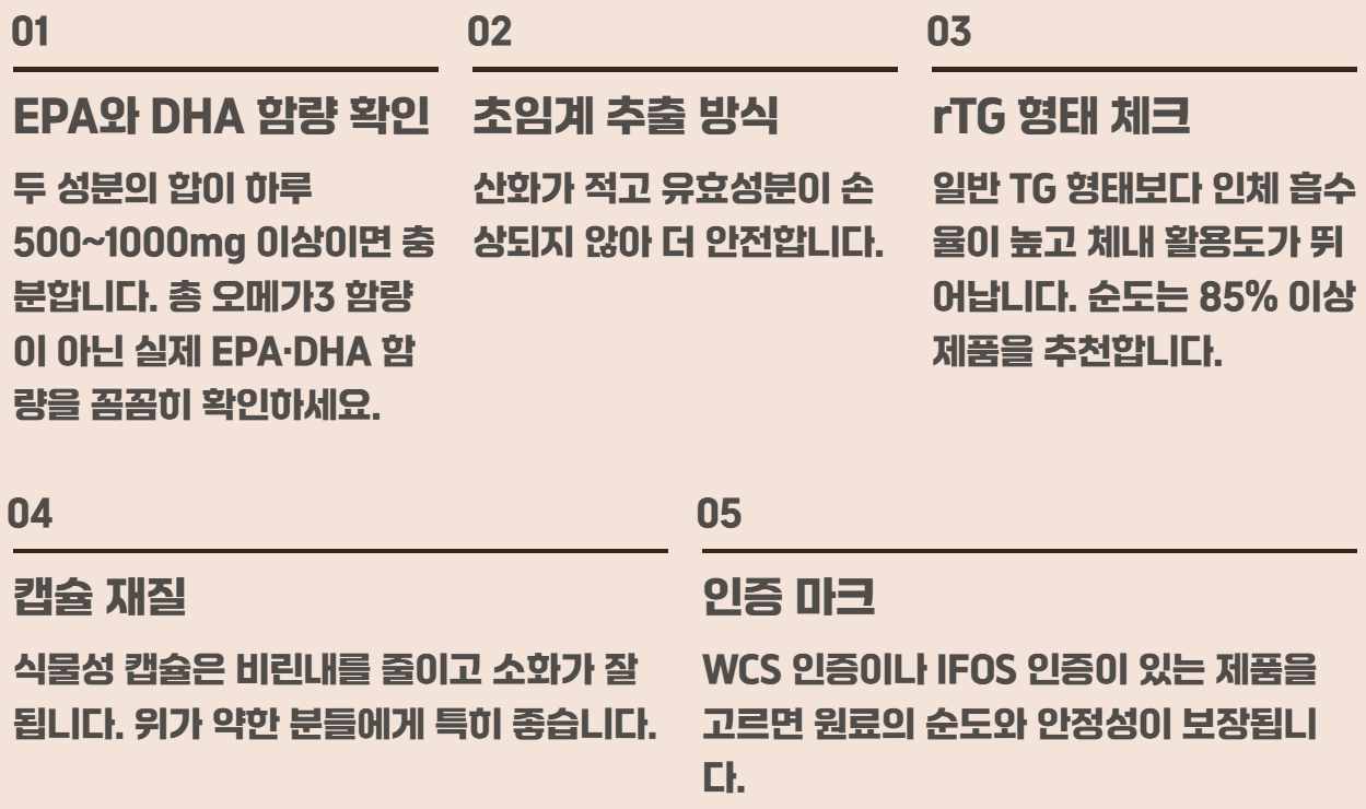 초임계 알티지 오메가3