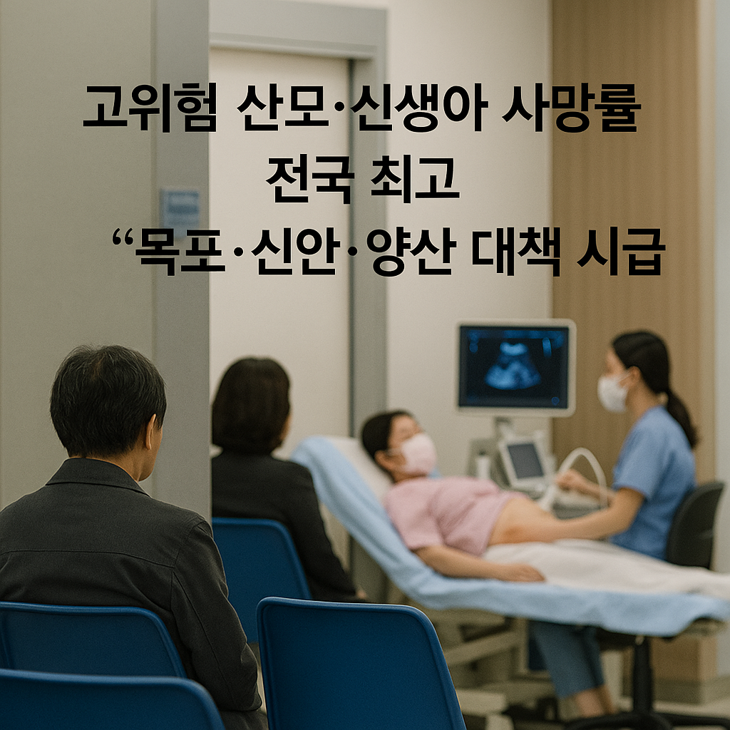 고위험 산모 신생아 사망률 목포 신안 양산
