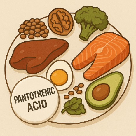 판토텐산이 많이 함유된 식품