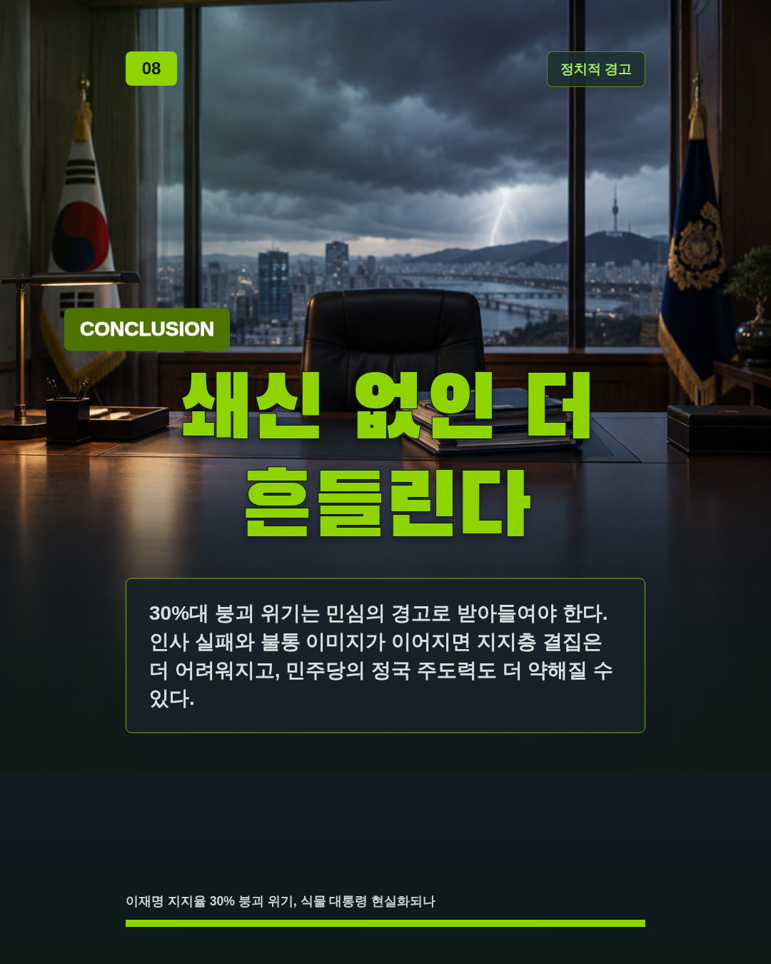 쇄신 없인 더 흔들린다