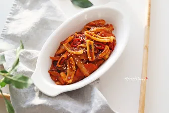오징어 볶음 맛있게 만드는법과 밥도둑 레시피_4