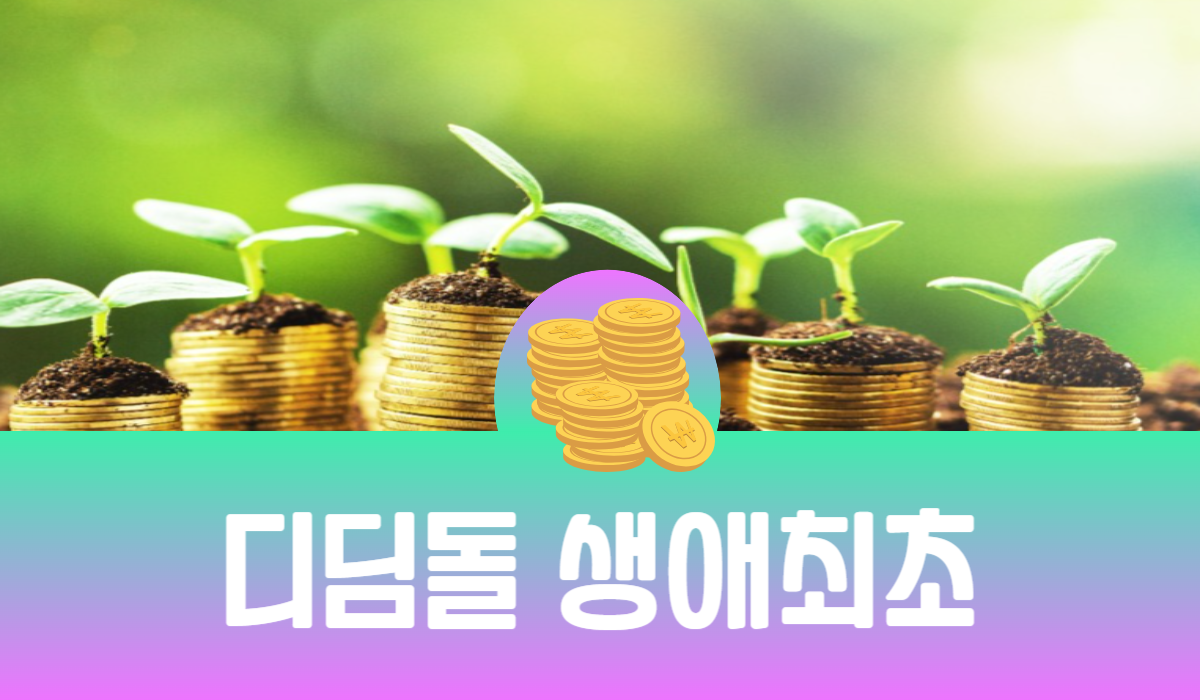 디딤돌 생애최초 대출