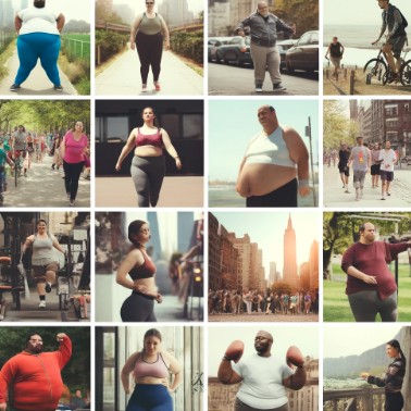 여러가지 과체중에 대한 이미지