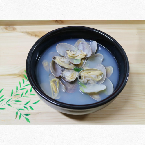 8월 제철 국물요리 바지락 맑은국 깔끔한 맛