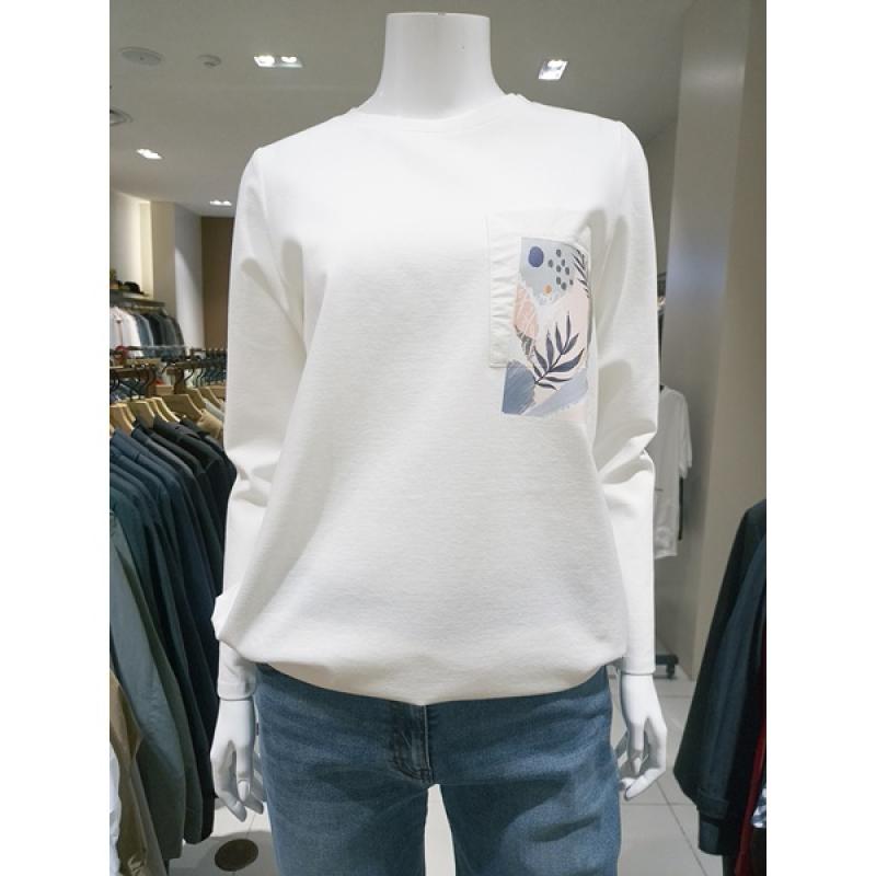 안지크 포켓 프린트 티셔츠 AG1TS5160