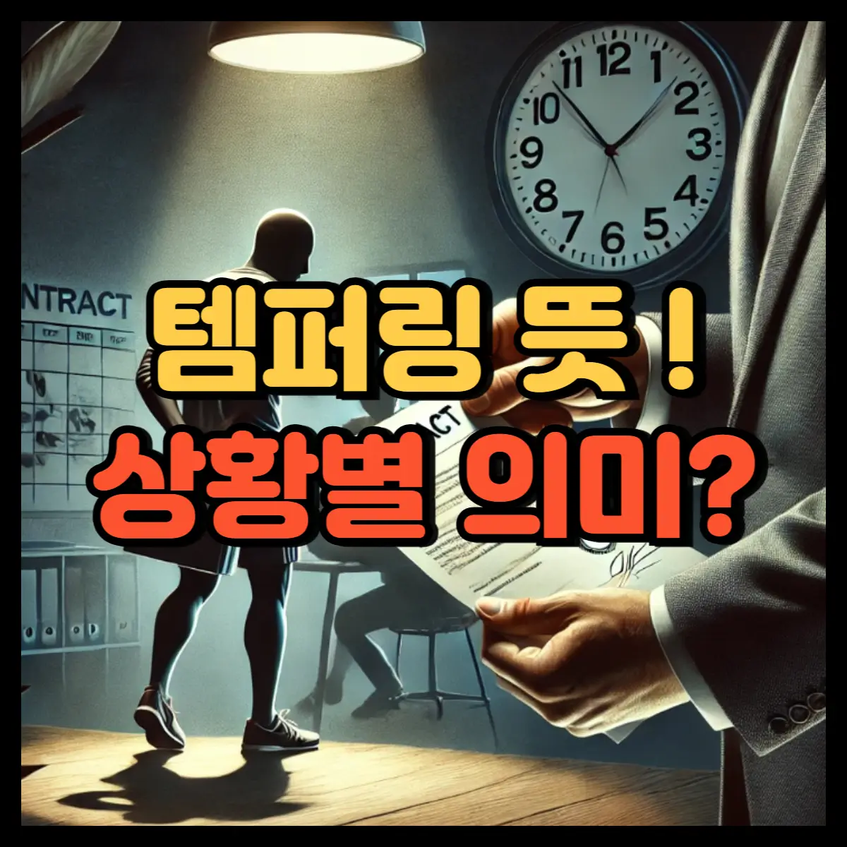 템퍼링 뜻