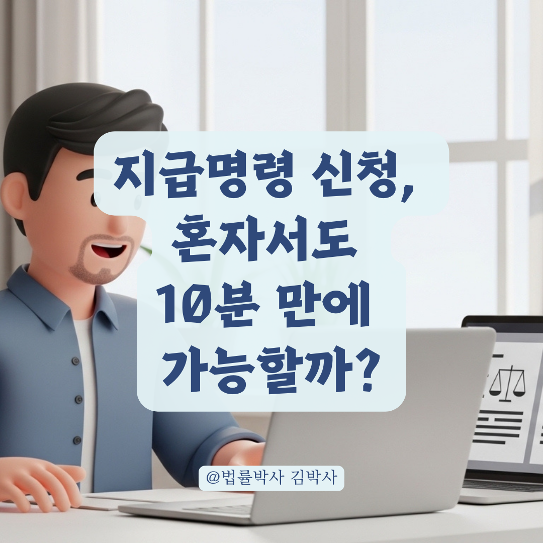 소액 채무 반환을 위한 지급명령 신청 서류 및 절차 총정리!