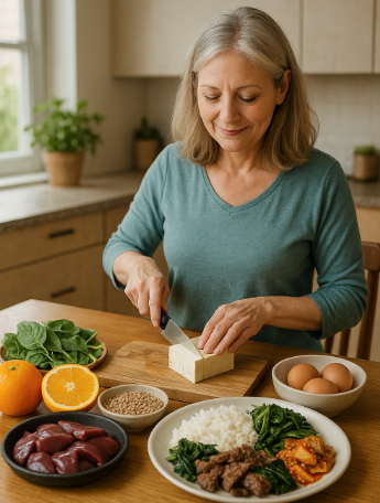 빈혈 예방에 관한 사진