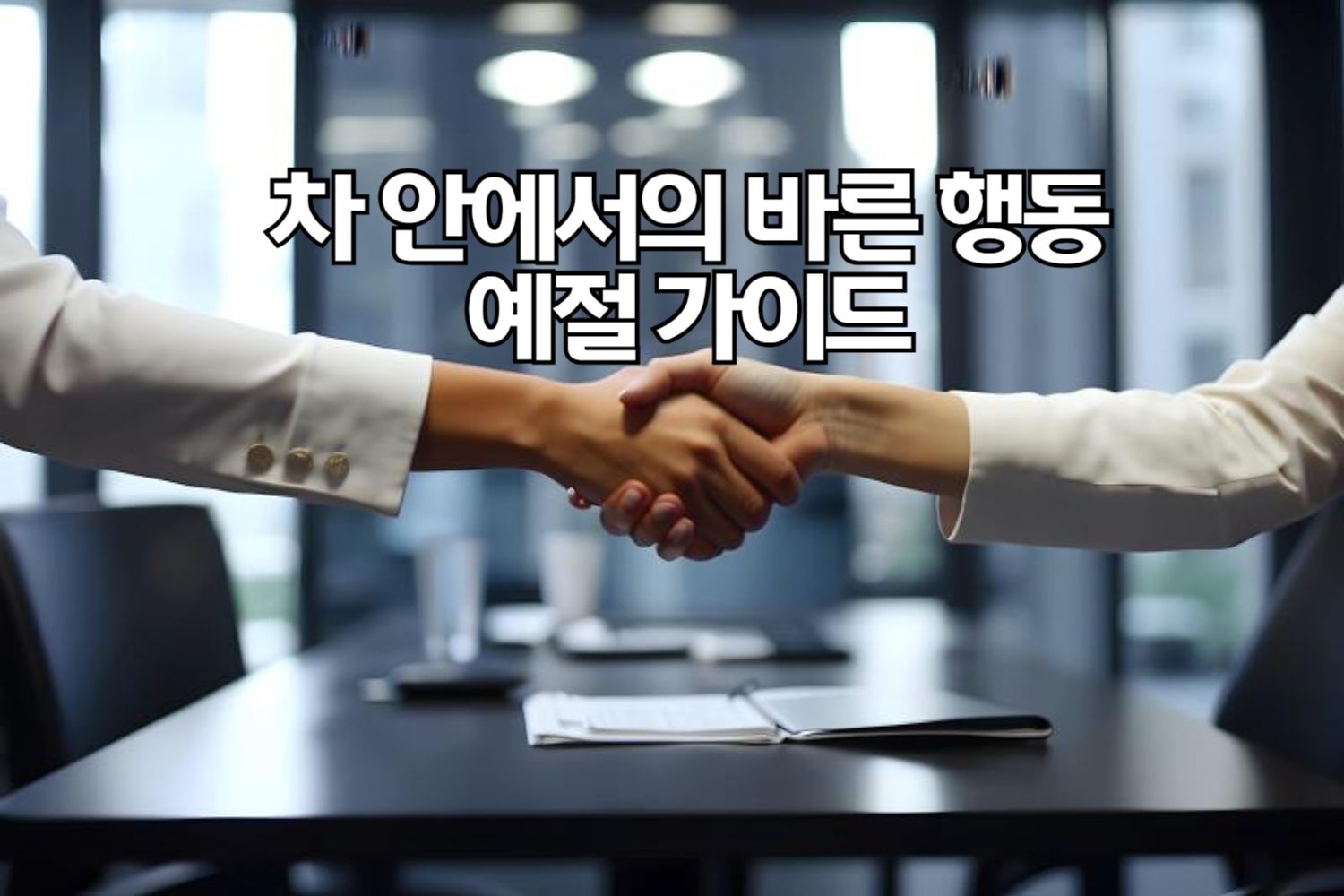 차 안에서의 바른 행동 예절 가이드 (운전자 vs 승객 차이)