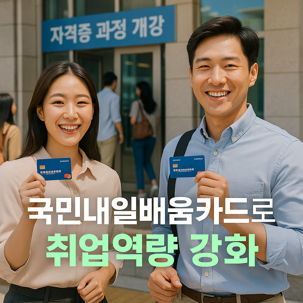 국민내일배움카드로 취업역량 강화