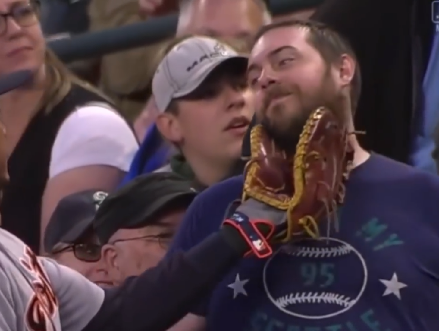 MLB 야구경기 웃긴 장면 관련 사진