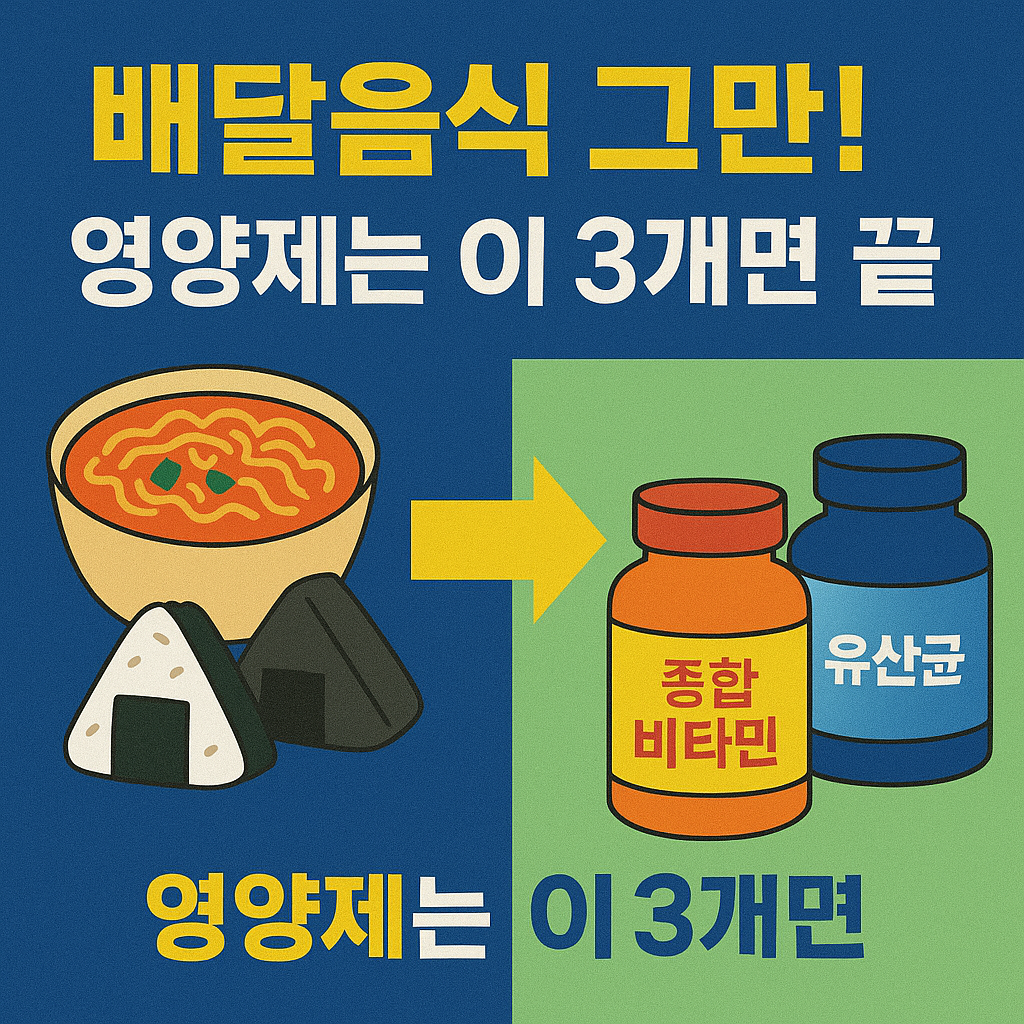 자취생 필수 영양제 3대장 (종합비타민, 오메가3, 유산균) 추천, 언제 어떻게 먹어야 할까?