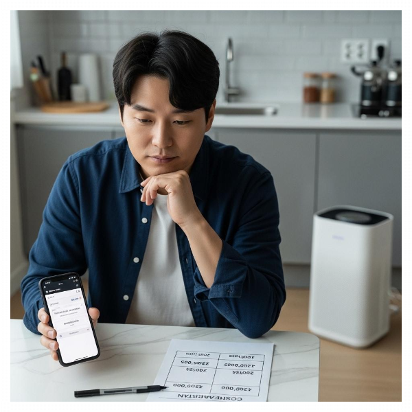 1인가구 공기청정기 렌털 계약서 확인 항목 안내