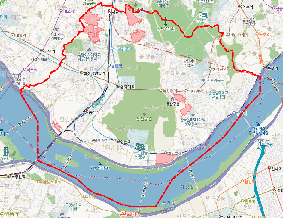 용산구 상업지역