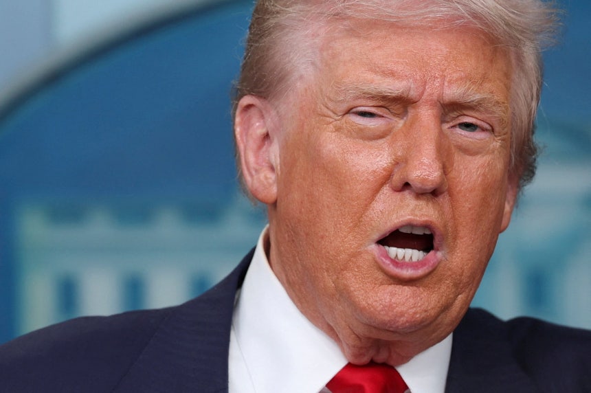 도널드 트럼프 미 대통령.