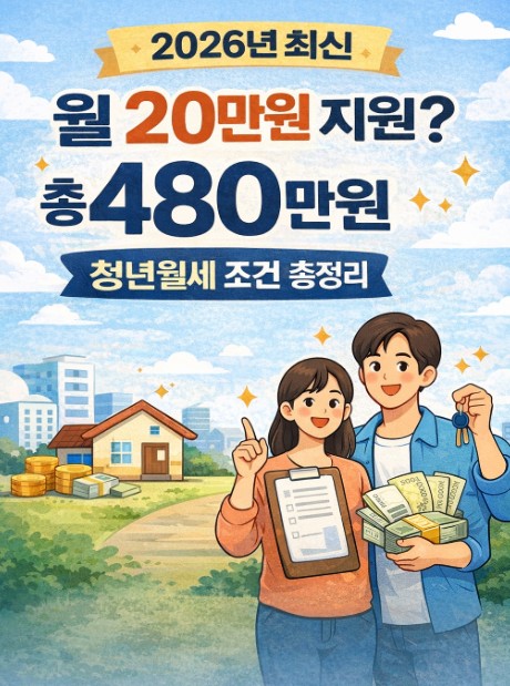 2026 청년월세 지원 조건 신청방법