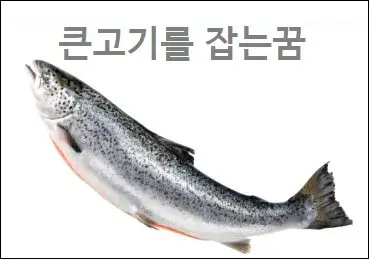 큰고기를 잡는꿈