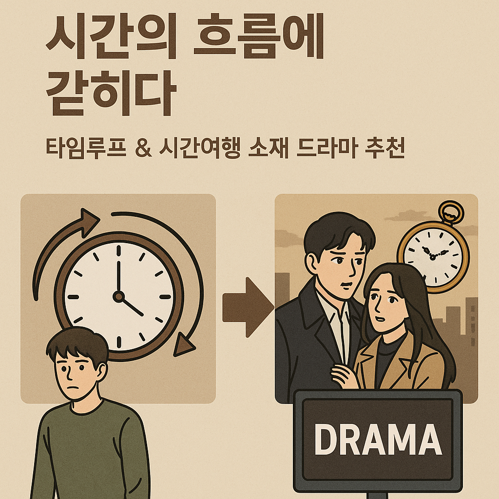 🕰️ 시간의 흐름에 갇히다! 타임루프 &amp; 시간여행 소재 드라마 추천 📺✨