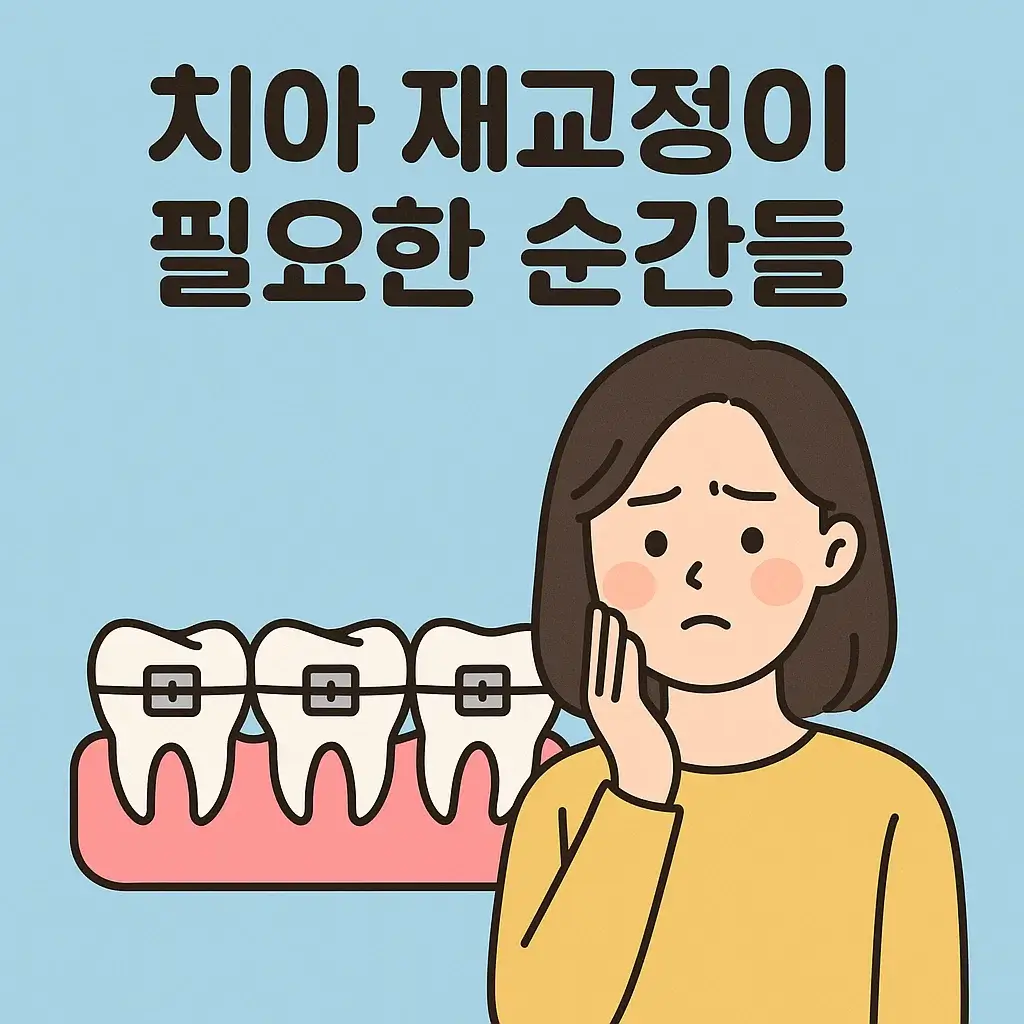 교정 다시 해야 할까?” 치아 재교정이 필요한 순간들