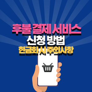 후불 결제 현금화