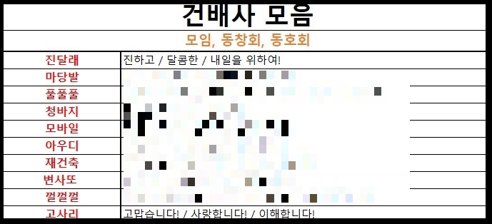 상황 별 건배사 모음 3