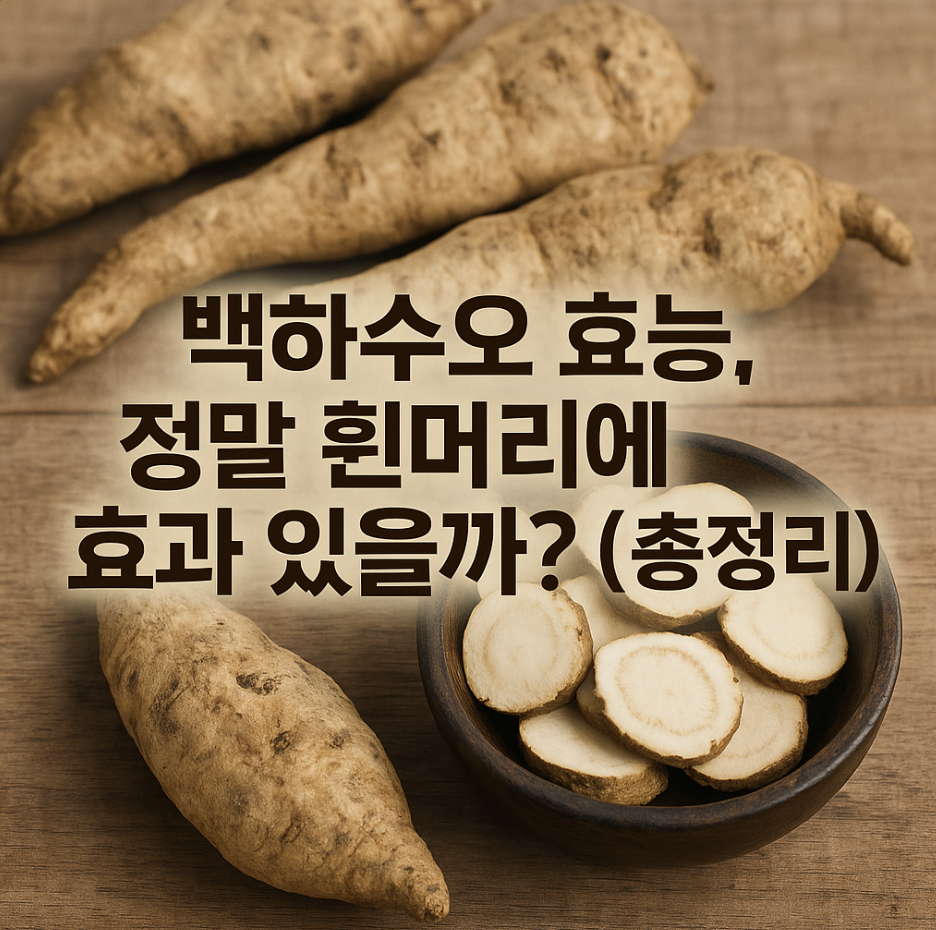 백하수오 효능, 정말 흰머리에 효과 있을까? (총정리)