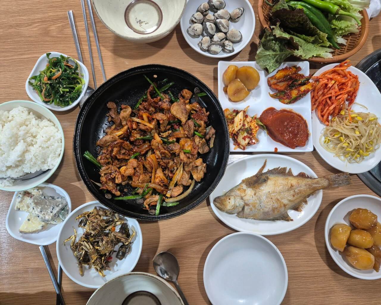 생방송투데이 3806회 갓성비 밥상 만원의 행복 한정식급 돼지불백 편 전남 순천 돼지불백 백반 맛집 거시기밥상