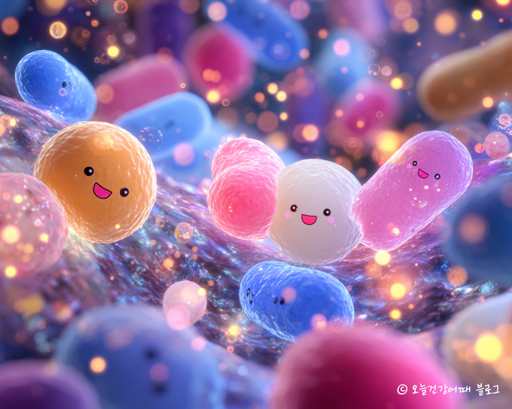 장 건강, 프로바이오틱스, 면역력, 장-뇌축