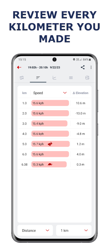 자전거 측정기 앱, 사이클링 거리, 시간, 속도 측정하기, 자전거를 탄 노선보기