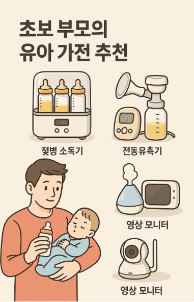초보 육아 부모를 위한 육아 가전 추천 리스트 사진