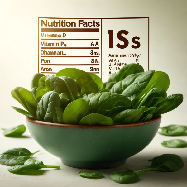 영양소가 풍부한 시금치