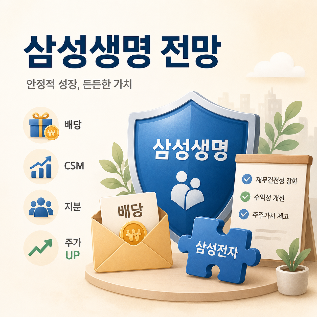 삼성생명 주가 전망 2026, 배당보다 먼저 볼 5가지