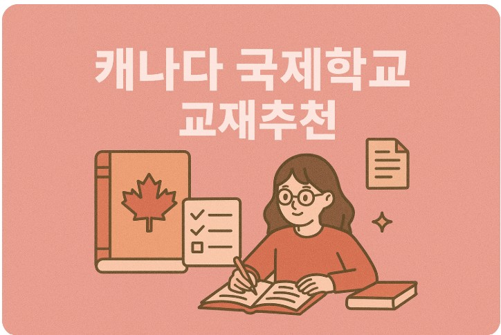 캐나다 국제학교 교재추천, 학습자료, 활용전략 관련