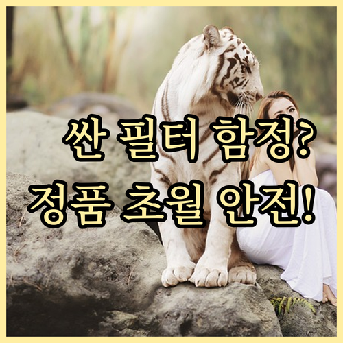 저가 필터의 위험 경고 정품 이상의 ..