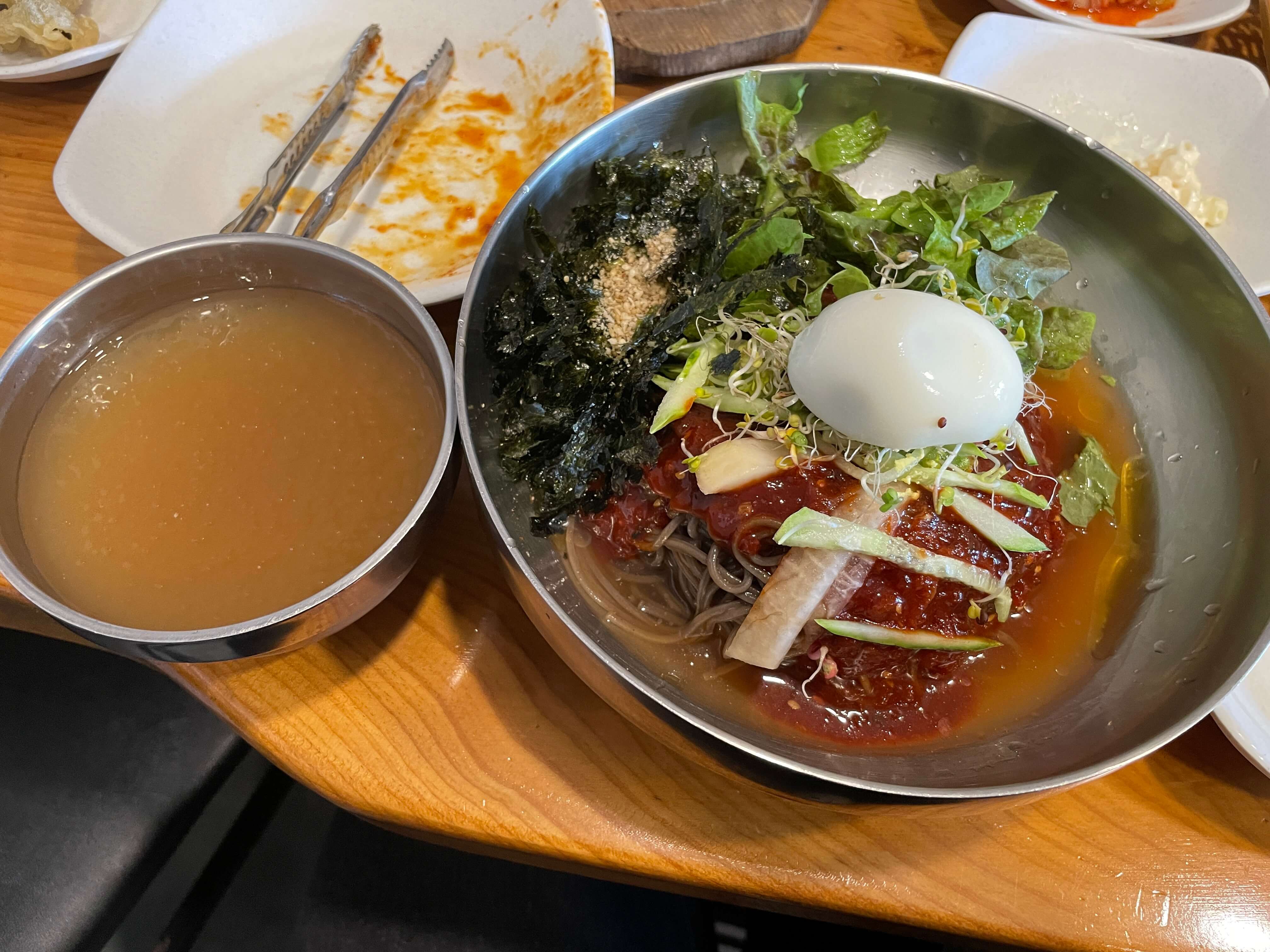 물비빔막국수
