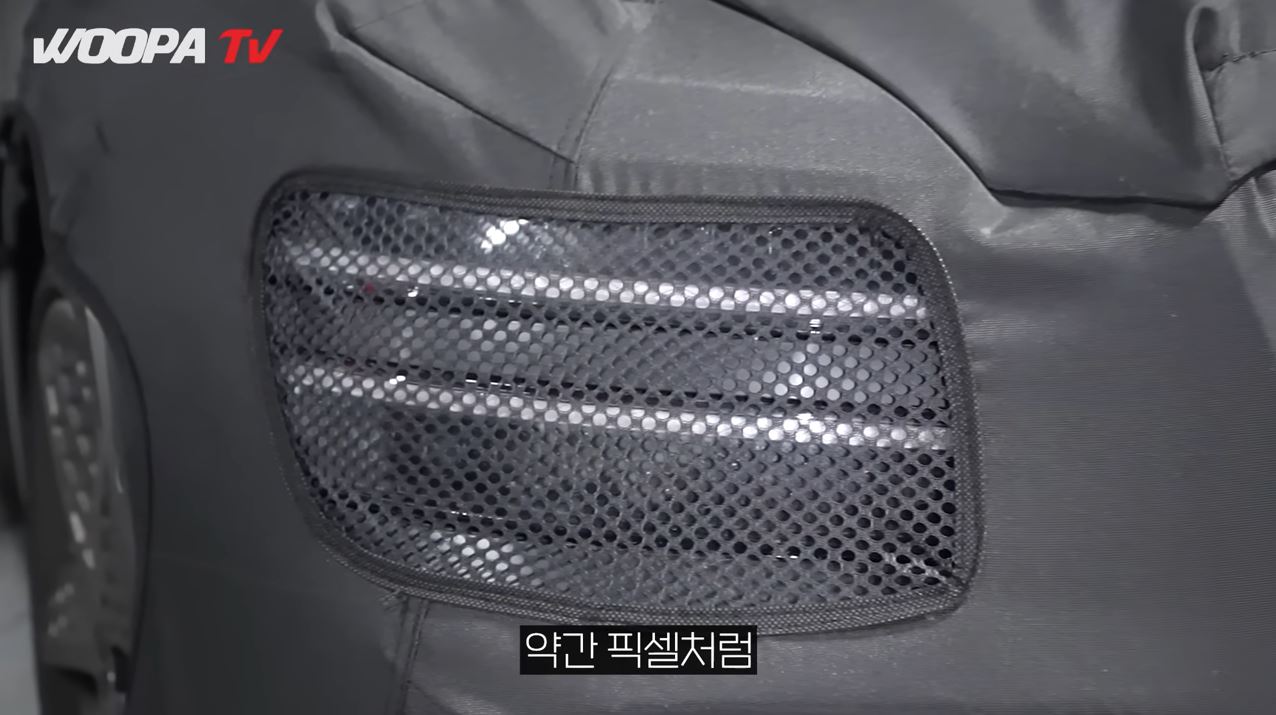 제네시스 'G80 페이스리프트' 위장막 테스트카