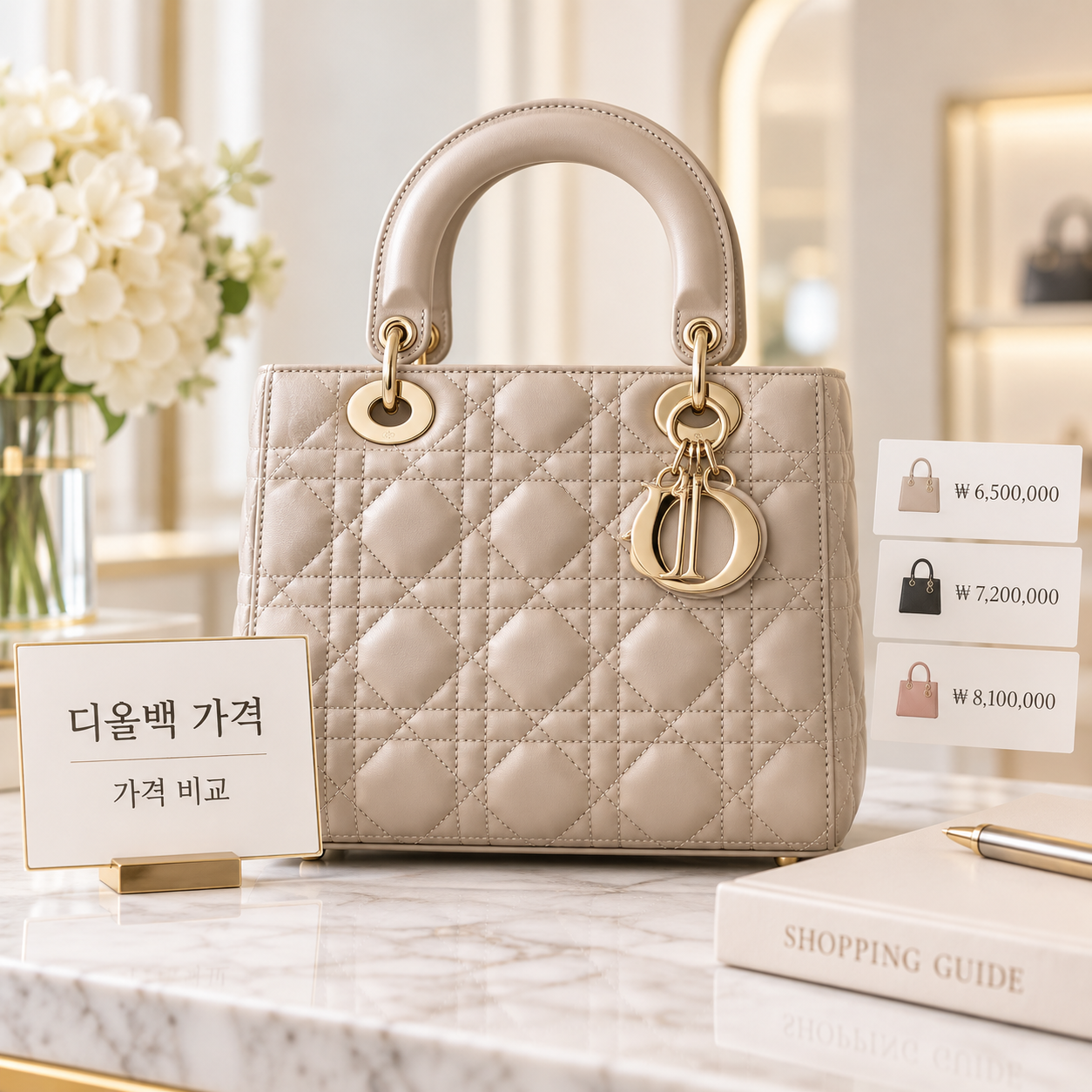 레이디 디올백 가격 비교와 라인업 특징, 공식 구매처 선택 가이드