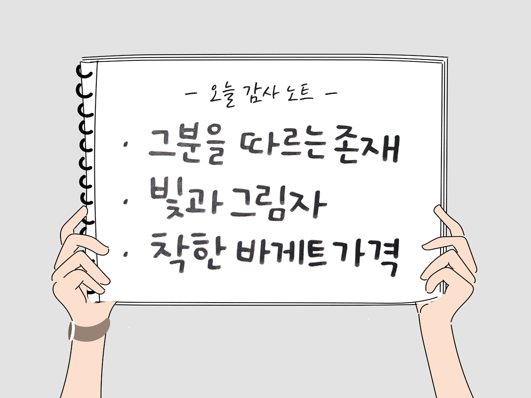 오늘 감사한 순간들, 일상 속 숨겨진 보물찾기
