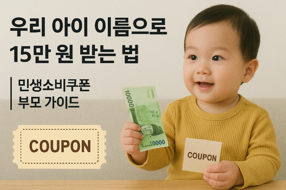 우리 아이 이름으로 15만 원 받는 법