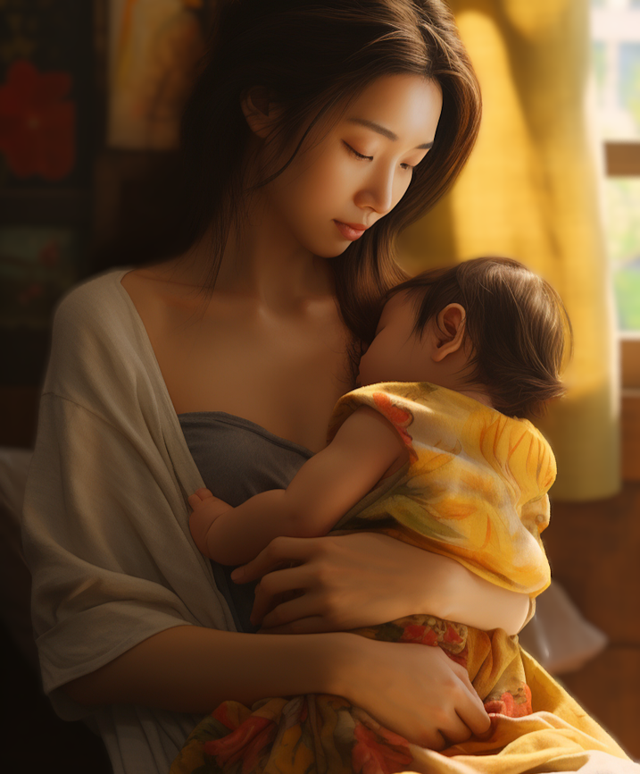 모유수유 자연단유