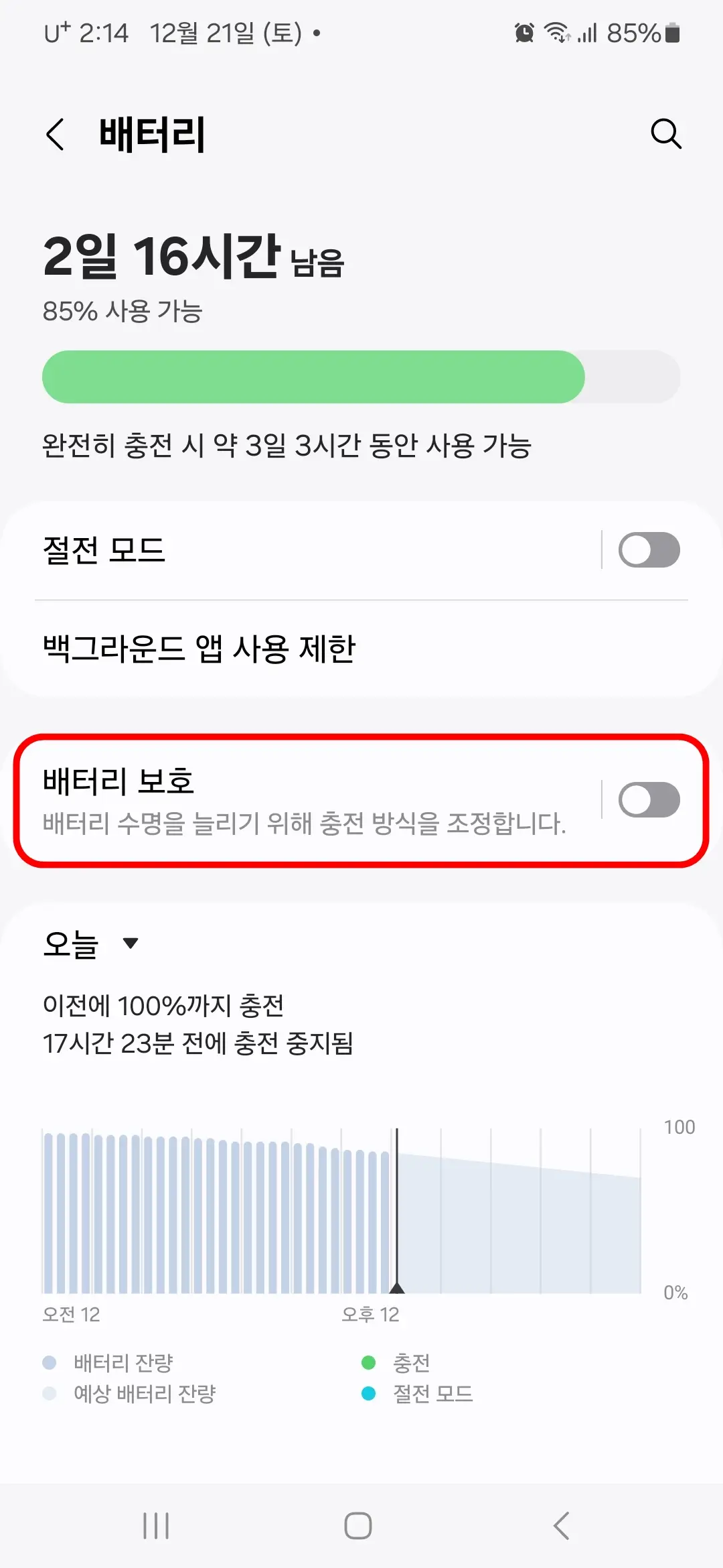 배터리 보호