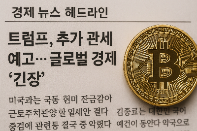 트럼프 관세정책, 비트코인 하락의 신호탄?